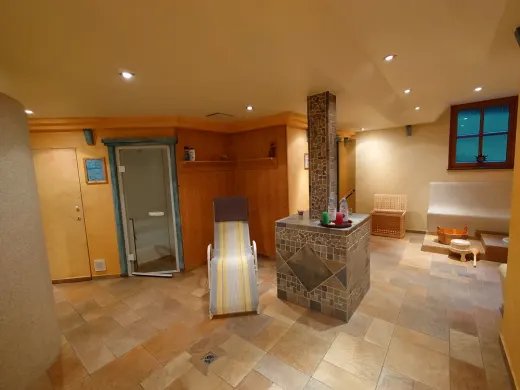 Wellnessbereich mit Sauna im Haus Am Brockenblick